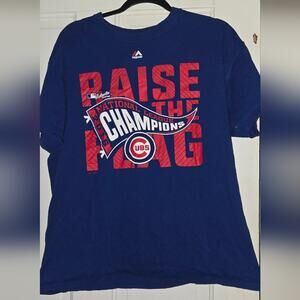 Chicago Cubs National Champions tshirt, size L